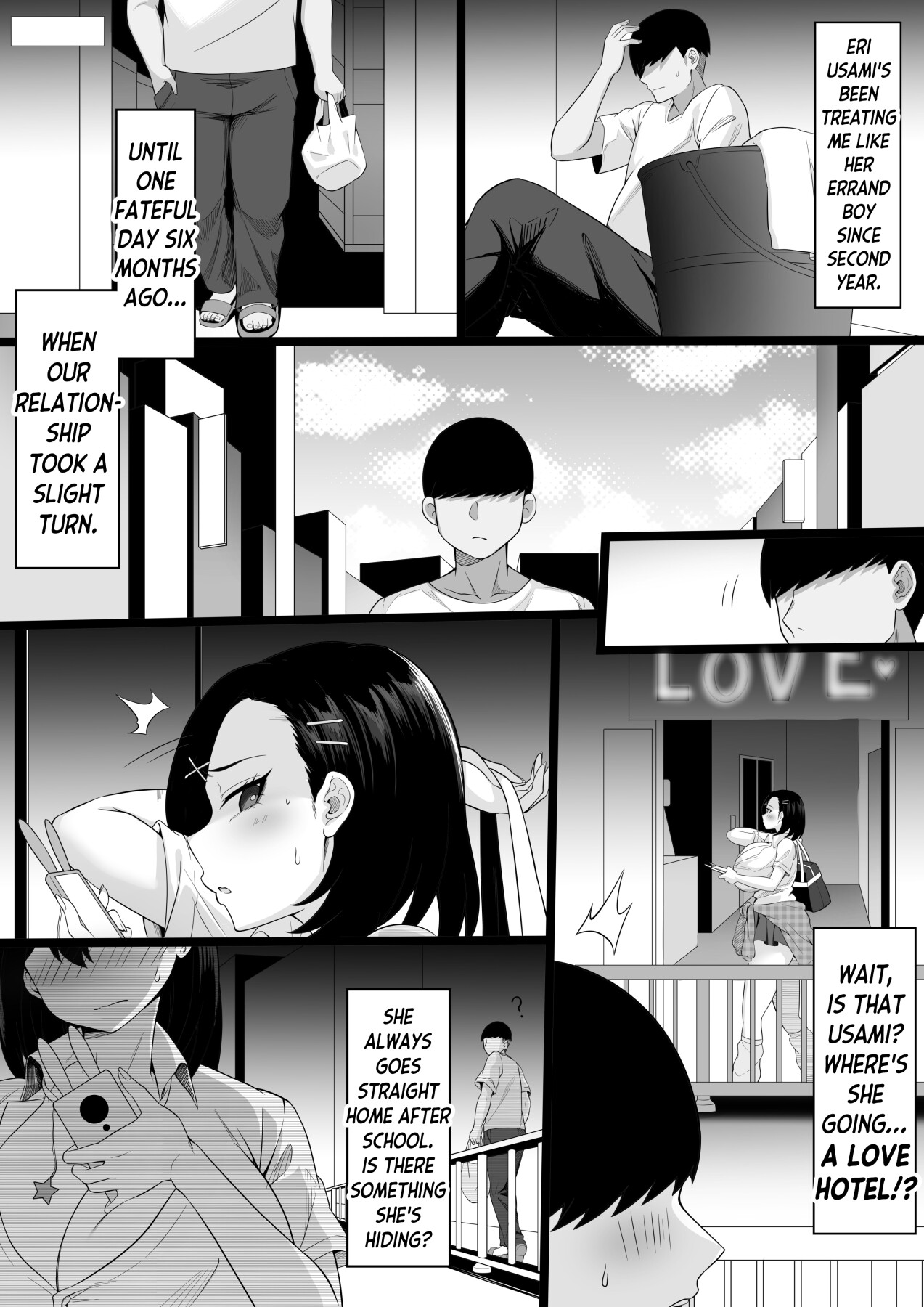 Hentai Manga Comic-Busty Gyaru's Secret-Read-7